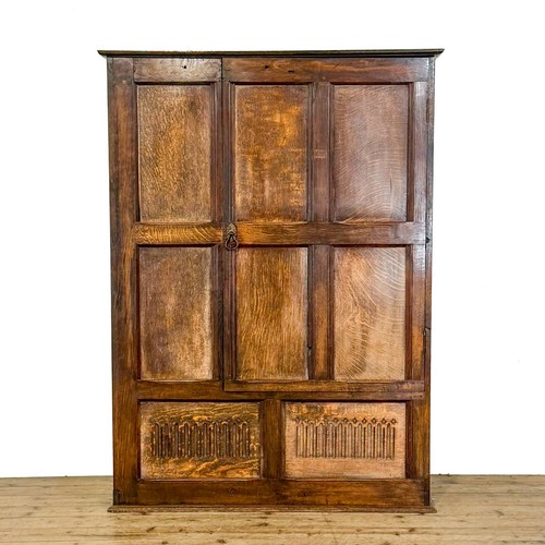 Antique oak panelled - panelled, hall