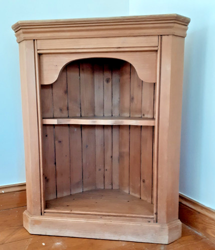 Antique pine corner cupboard - corner,