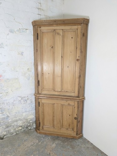 Antique pine georgian corner - antique,
