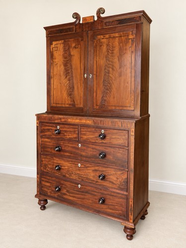 Antique georgian inlaid - antique,