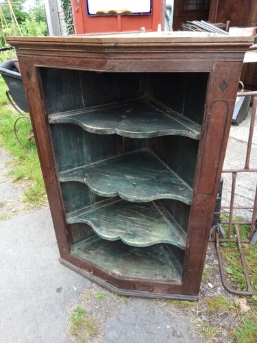 Georgian oak corner - oak, cupboard.