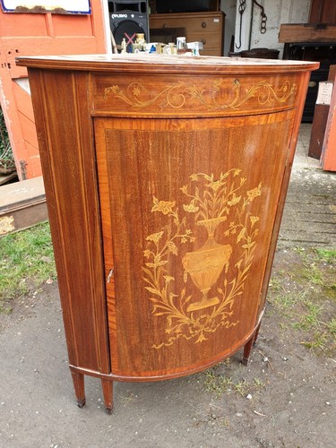 Antique inlaid corner - antique,