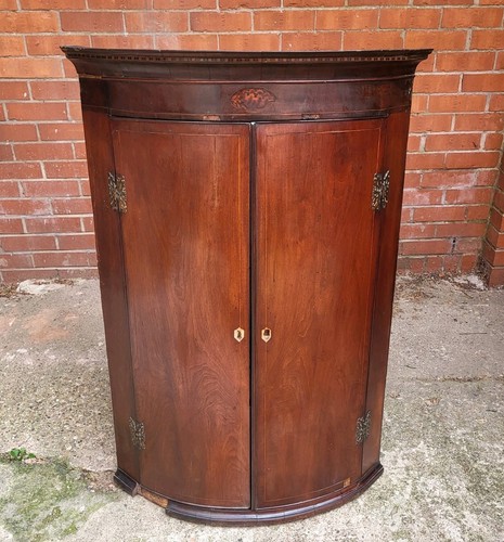 Antique georgian mahogany bow - georgian,