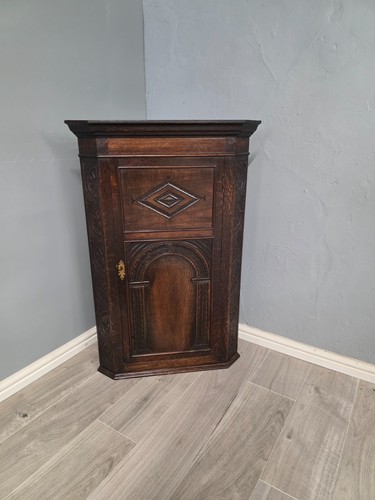 Antique oak carved - antique, georgian