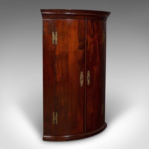 Antique bow front corner - antique,