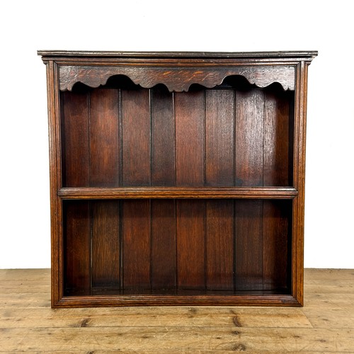 Antique oak wall hanging - antique,