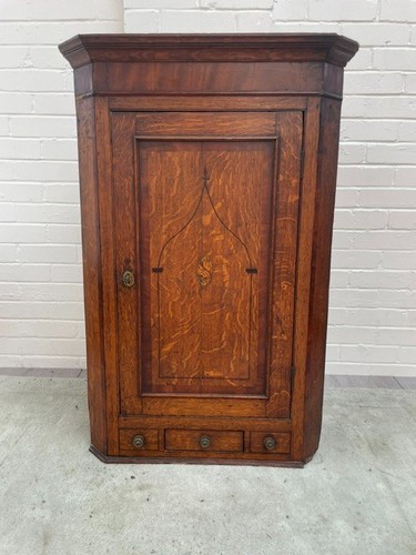 Antique georgian oak corner - antique,