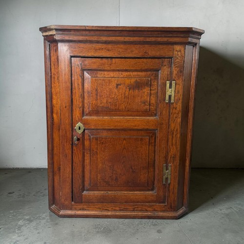 Antique georgian oak corner - georgian,