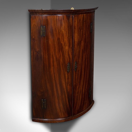 Antique bow front - front, corner