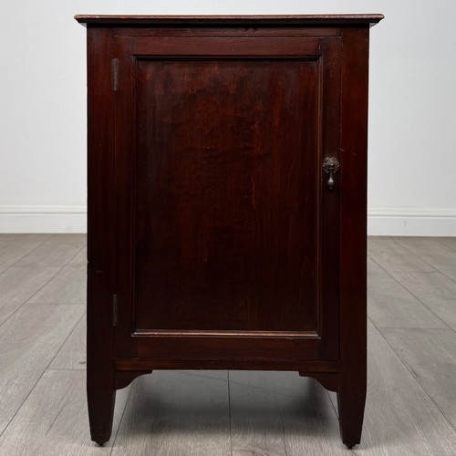 Antique edwardian oak cupboard - edwardian,