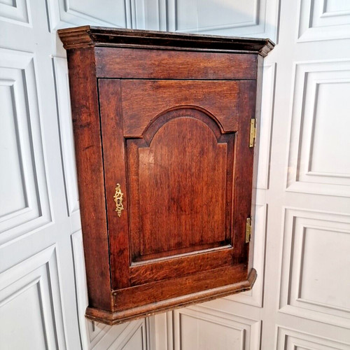 Antique oak corner - antique, cabinet