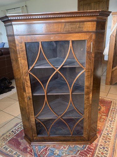 19th century mahogany corner - mahogany,